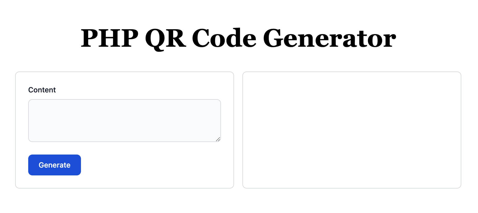 Current Incompatible Does not move StarTutorial: Php Qr Code Generator With Source Code